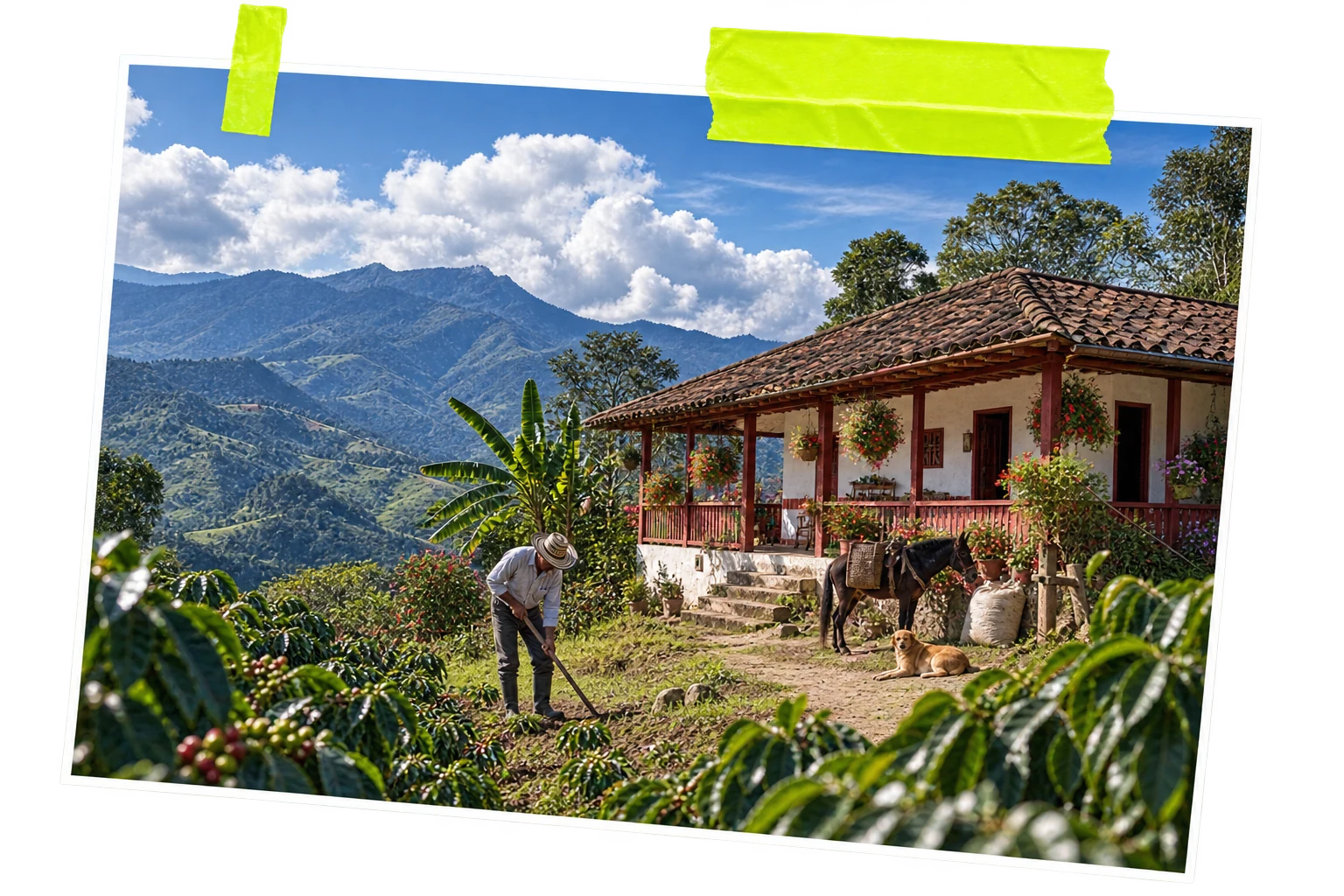 Fotografía de observación: casa de campo